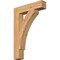 Ekena Millwork Thorton Block Smooth Bracket, Western Red Cedar, 3 1/2"W x 18"D x 26"H BKT04X18X26THR05SWR - alternate 1